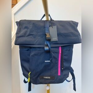 Timbuk2 Dark Blue Backpack with Pink Accent